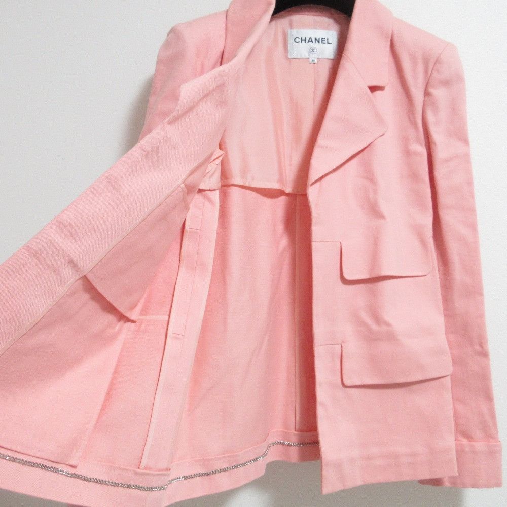 Chanel Chanel Chanel Camelia Cotton Jacket Textile Outerwear P55510 DUTY FREE for USA Size ONE SIZE - 4 Thumbnail