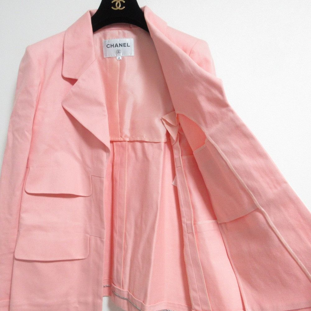 Chanel Chanel Chanel Camelia Cotton Jacket Textile Outerwear P55510 DUTY FREE for USA Size ONE SIZE - 5 Thumbnail