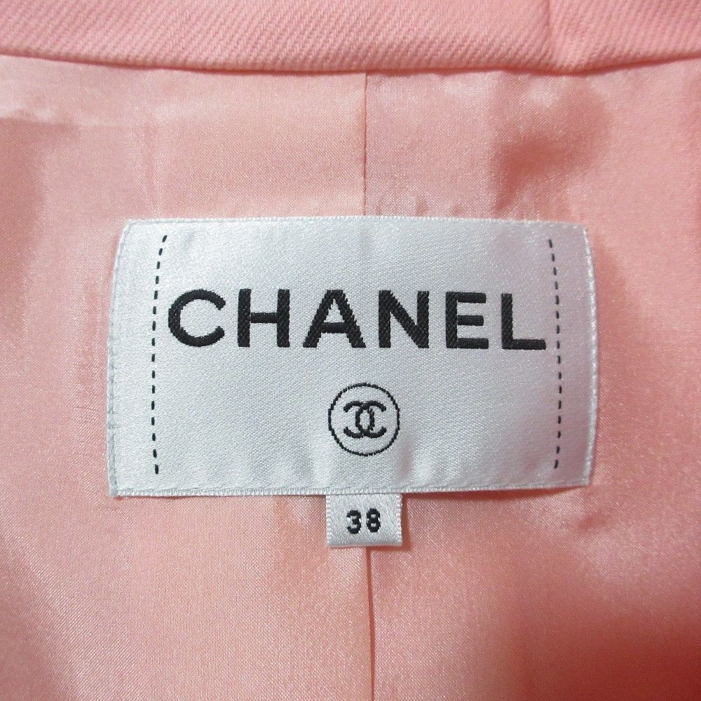 Chanel Chanel Chanel Camelia Cotton Jacket Textile Outerwear P55510 DUTY FREE for USA Size ONE SIZE - 6 Thumbnail