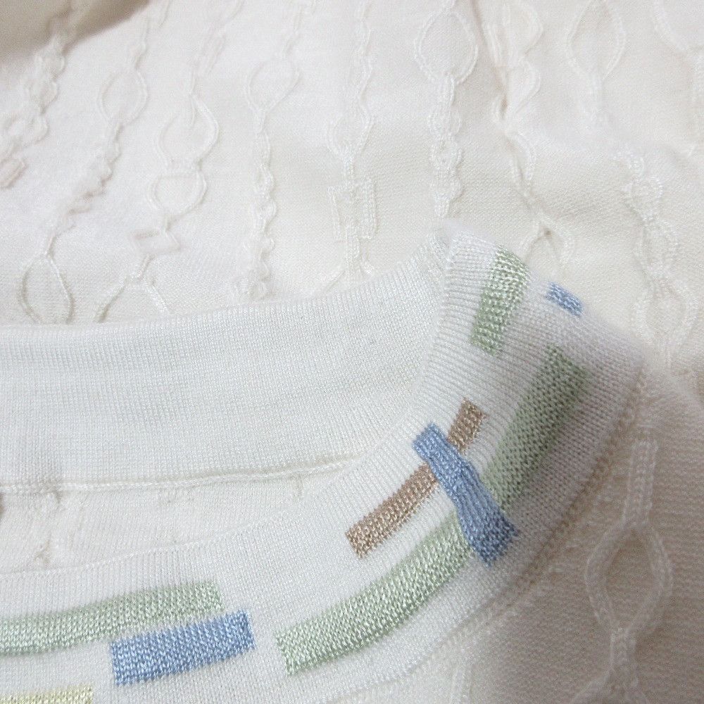 Hermes Hermes Hermes Do Re Boucles Cashmere Silk Knit Top Textile Tops DUTY FREE for USA Size ONE SIZE - 13 Thumbnail