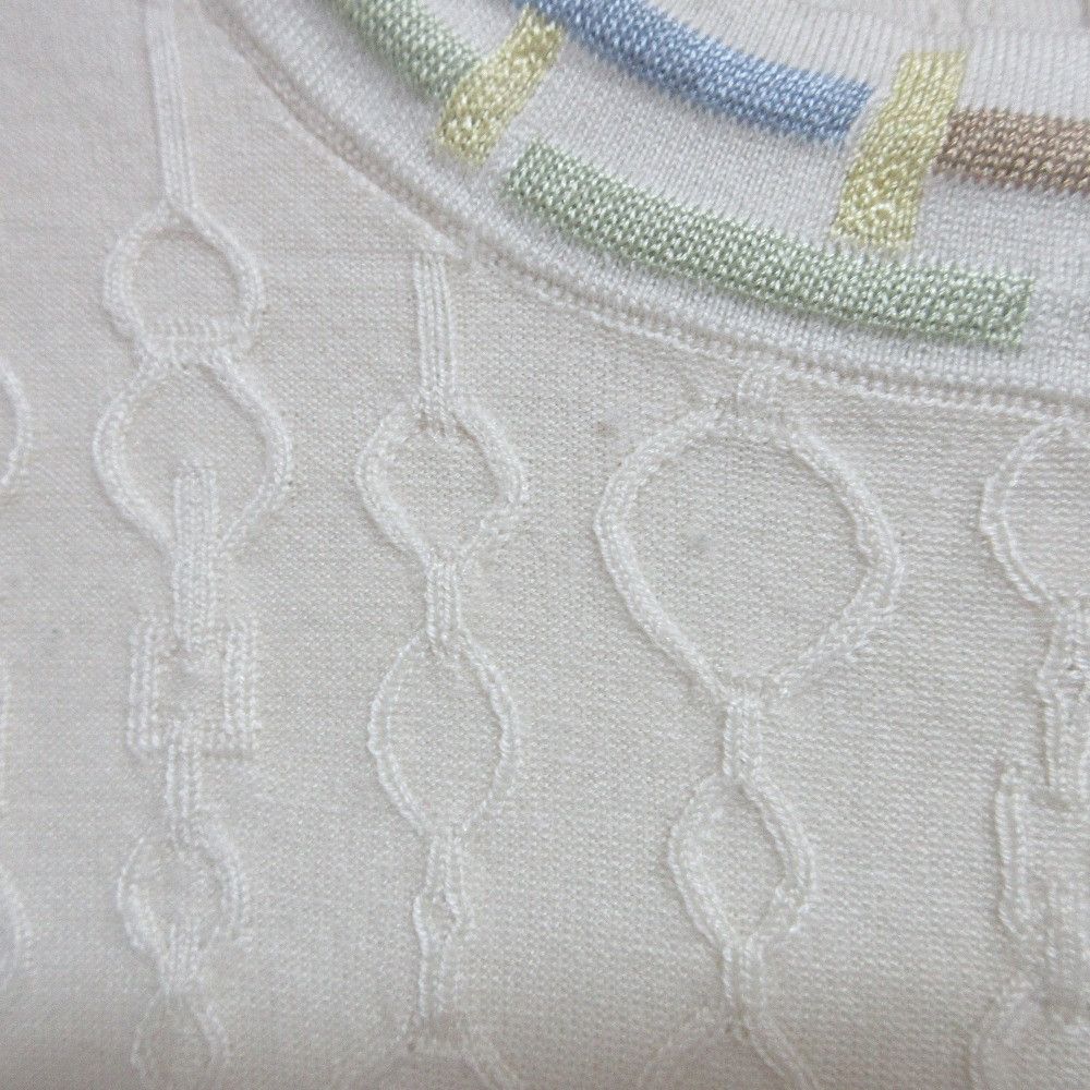 Hermes Hermes Hermes Do Re Boucles Cashmere Silk Knit Top Textile Tops DUTY FREE for USA Size ONE SIZE - 14 Thumbnail