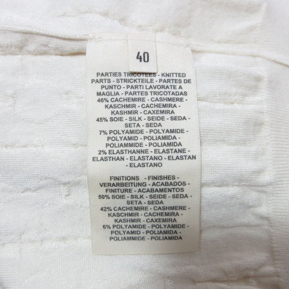 Hermes Hermes Hermes Do Re Boucles Cashmere Silk Knit Top Textile Tops DUTY FREE for USA Size ONE SIZE - 7 Thumbnail