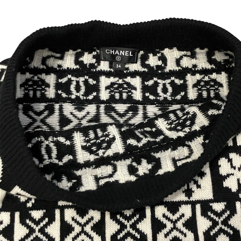 Chanel Chanel Chanel Coco Neige Cashmere Knit Skirt Textile Skirts P62261 DUTY FREE for USA Size ONE SIZE - 3 Thumbnail