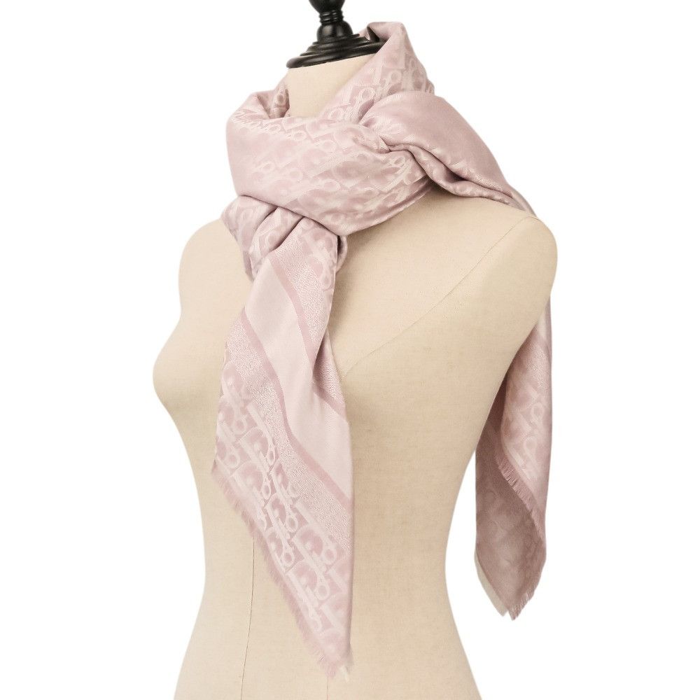 Dior Dior Christian Dior Oblique Large Wool Silk Shawl Others Shawl DUTY FREE for USA Size ONE SIZE - 11 Thumbnail