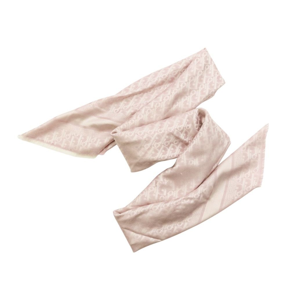 Dior Dior Christian Dior Oblique Large Wool Silk Shawl Others Shawl DUTY FREE for USA Size ONE SIZE - 9 Thumbnail