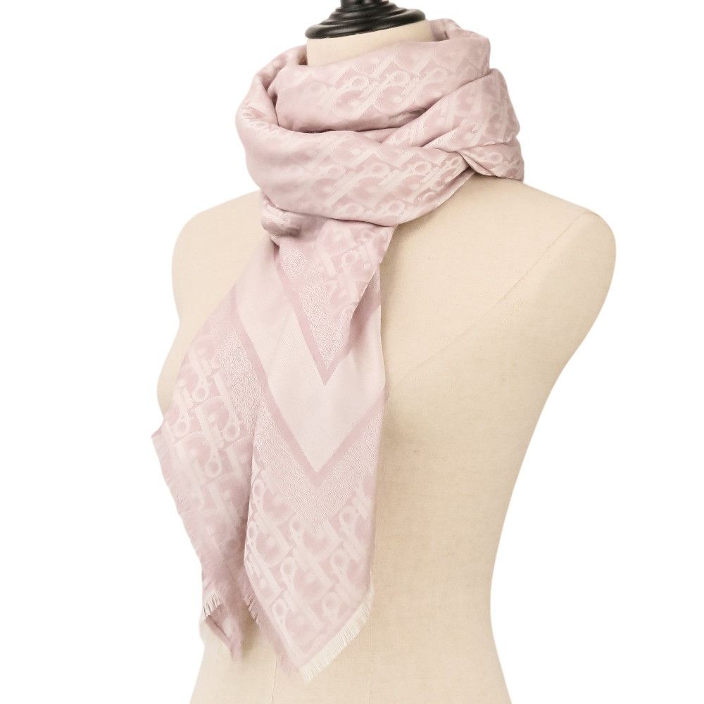 Dior Dior Christian Dior Oblique Large Wool Silk Shawl Others Shawl DUTY FREE for USA Size ONE SIZE - 12 Thumbnail