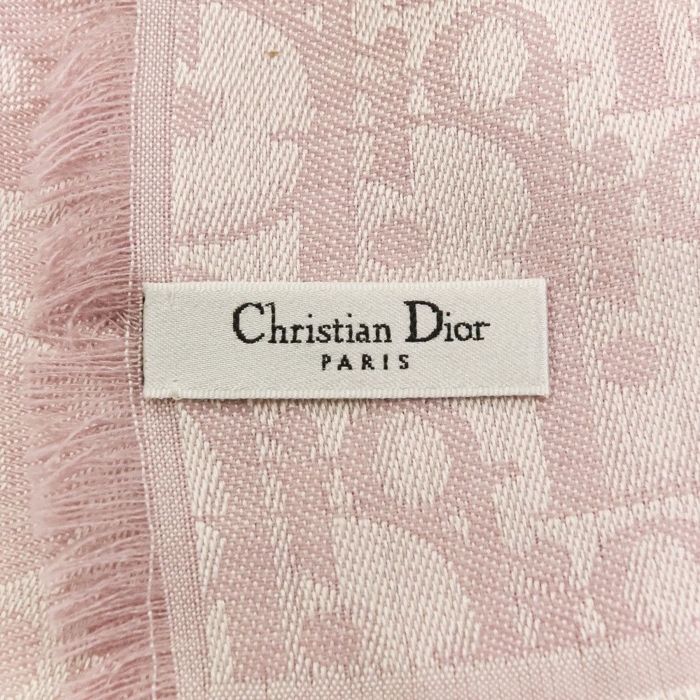 Dior Dior Christian Dior Oblique Large Wool Silk Shawl Others Shawl DUTY FREE for USA Size ONE SIZE - 13 Thumbnail