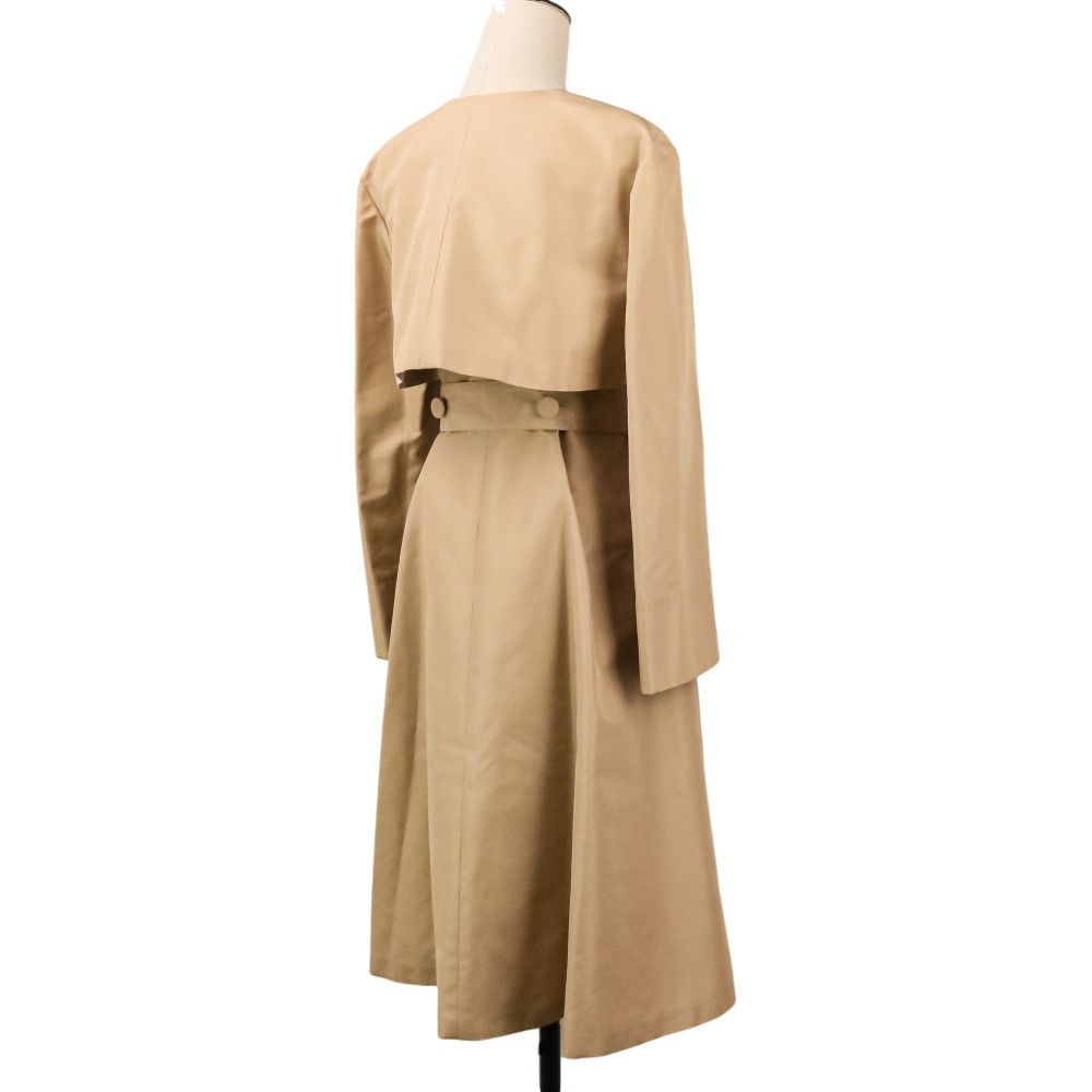Other Other Foxey Boutique Silk TOFFEE Coat Textile Outerwear 39476 DUTY FREE for USA Size ONE SIZE - 5 Thumbnail
