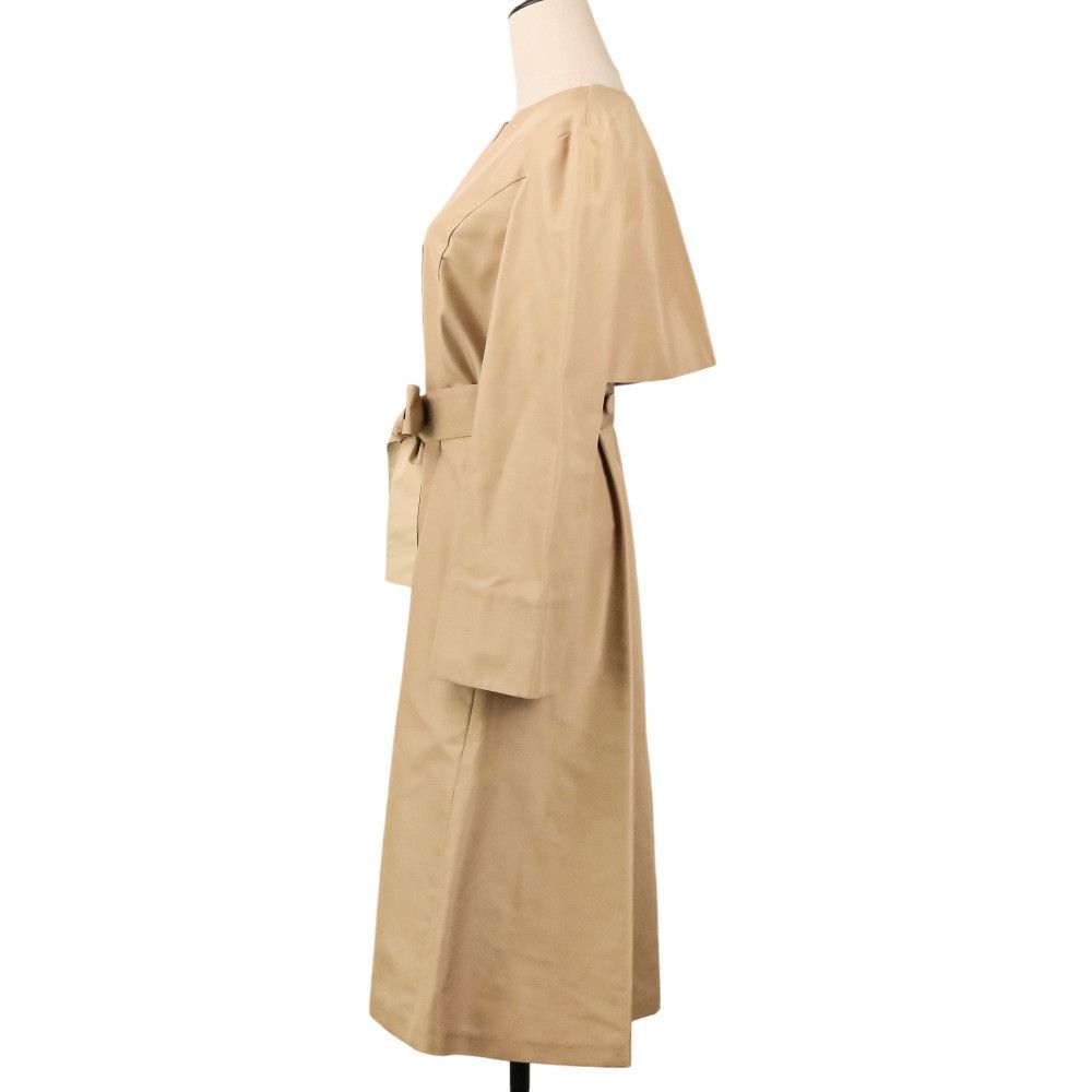 Other Other Foxey Boutique Silk TOFFEE Coat Textile Outerwear 39476 DUTY FREE for USA Size ONE SIZE - 3 Thumbnail
