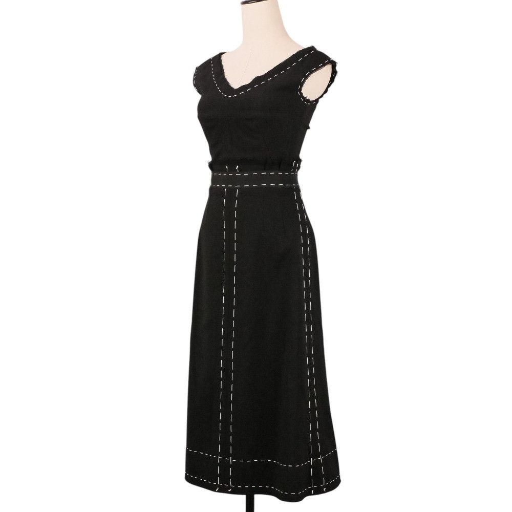 Dolce & Gabbana Dolce & Gabbana Dolce&Gabbana Stitch Design Dress Textile Dresses DUTY FREE for USA Size ONE SIZE - 2 Thumbnail