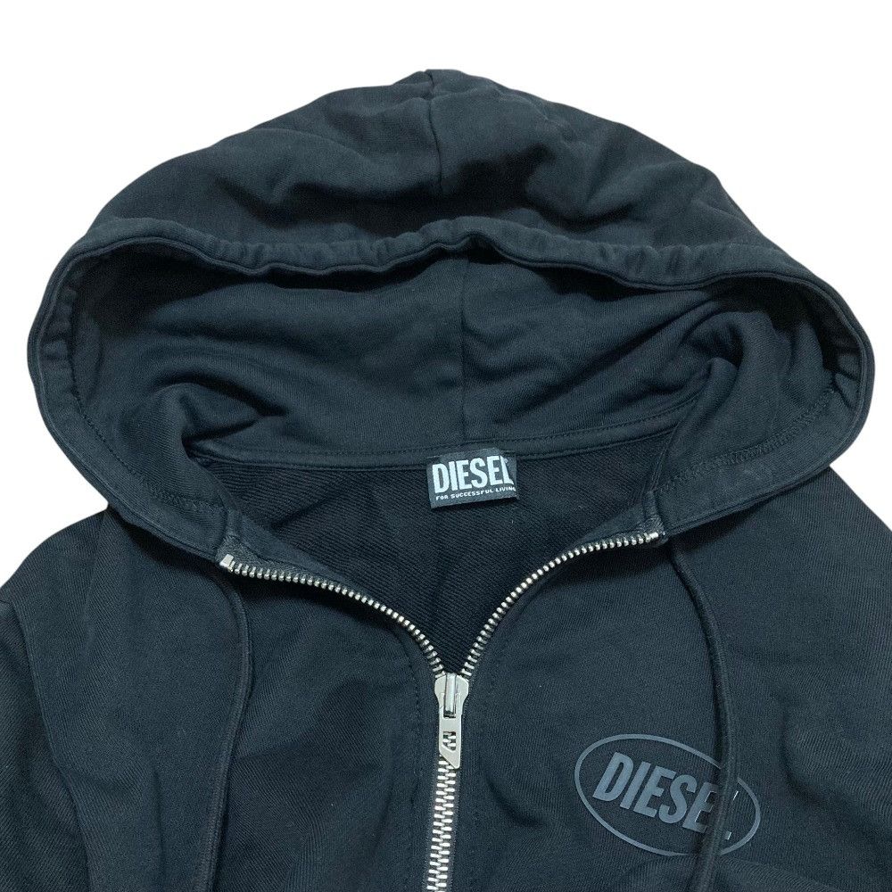 Other Other Diesel Rubber Logo Zip Sweatshirt Textile Sweatshirts & Hoodies DUTY FREE for USA Size ONE SIZE - 4 Thumbnail