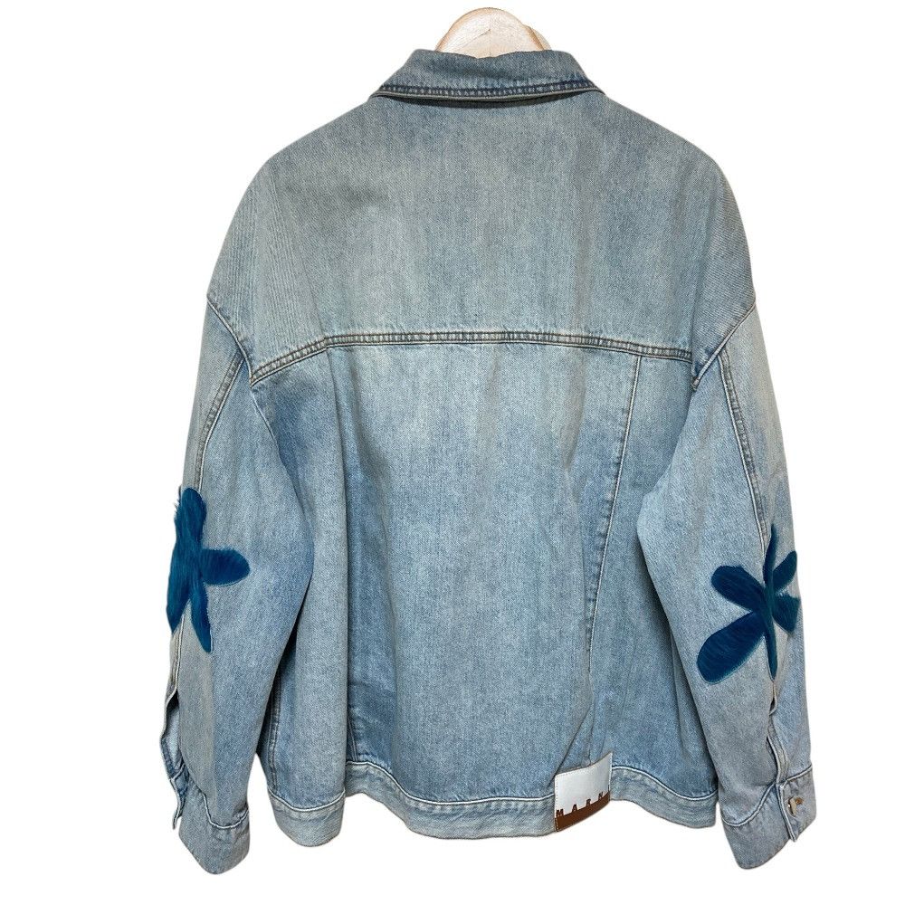 Marni Marni Marni Elbow Flower Patch Denim Jacket Textile Outerwear DUTY FREE for USA Size ONE SIZE - 2 Thumbnail