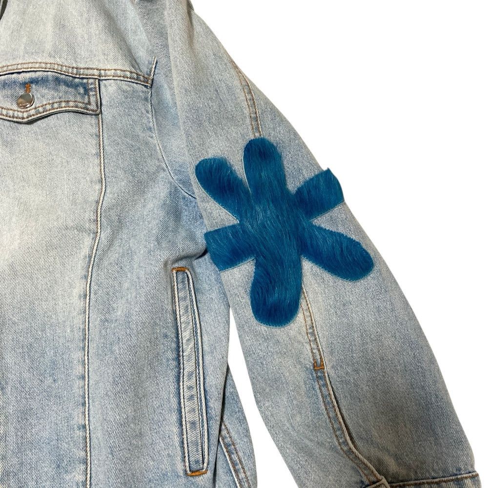 Marni Marni Marni Elbow Flower Patch Denim Jacket Textile Outerwear DUTY FREE for USA Size ONE SIZE - 5 Thumbnail