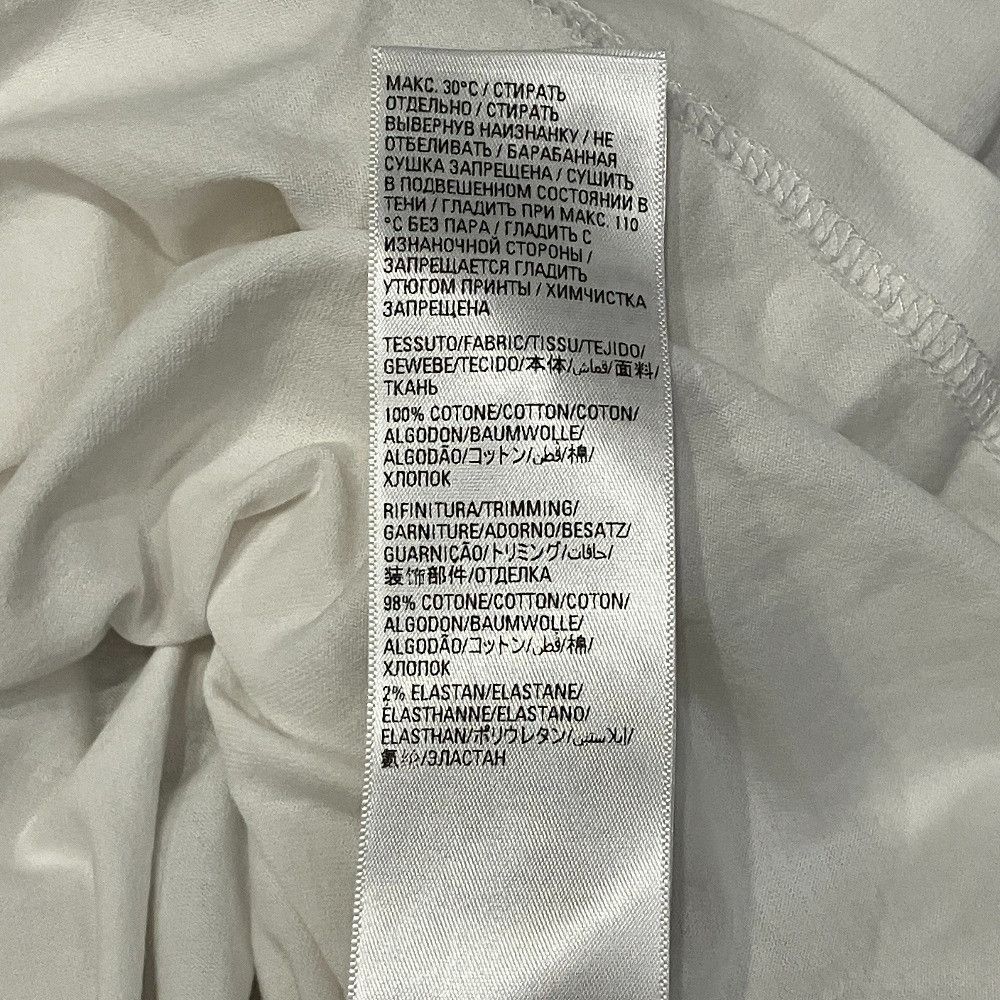 Balenciaga Balenciaga Balenciaga Care Label Print Cotton Oversized T Shirt Textile T-Shirts 724543 DUTY FREE for USA Size ONE SIZE - 7 Thumbnail