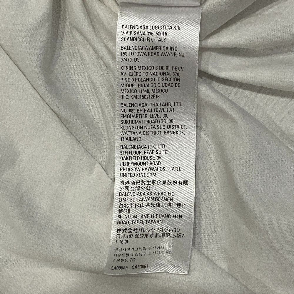Balenciaga Balenciaga Balenciaga Care Label Print Cotton Oversized T Shirt Textile T-Shirts 724543 DUTY FREE for USA Size ONE SIZE - 8 Thumbnail