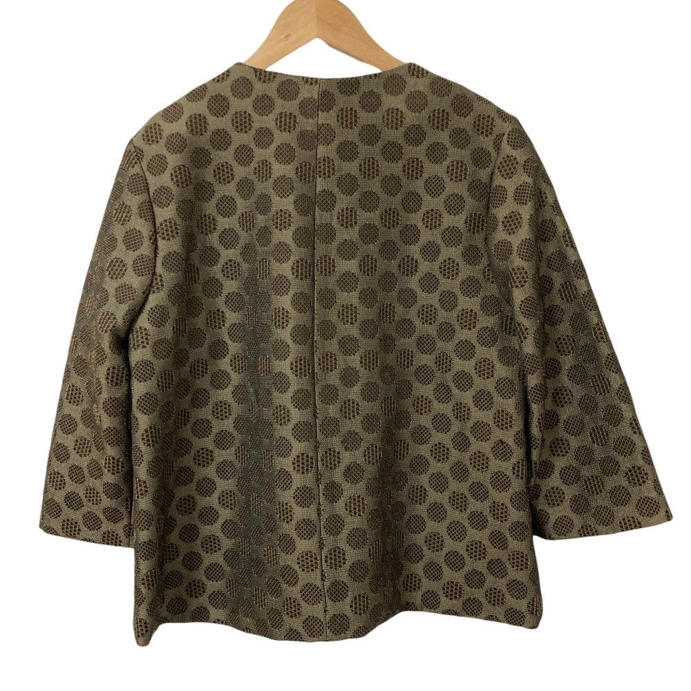 Other Other ViCOLO Embroidery Collarless Jacket Textile Outerwear DUTY FREE for USA Size ONE SIZE - 2 Thumbnail