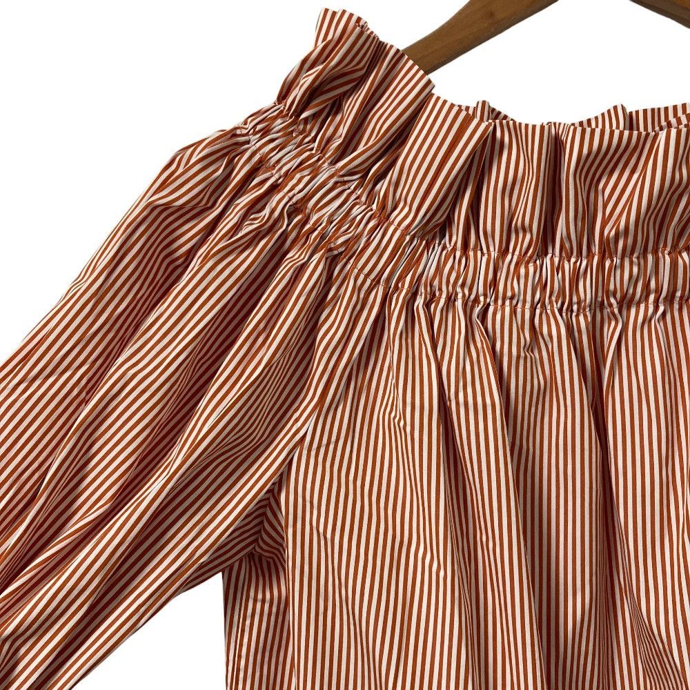 Other Other prune gold schmidt striped blouse Textile Tops 6521-343-1353 DUTY FREE for USA Size ONE SIZE - 4 Thumbnail