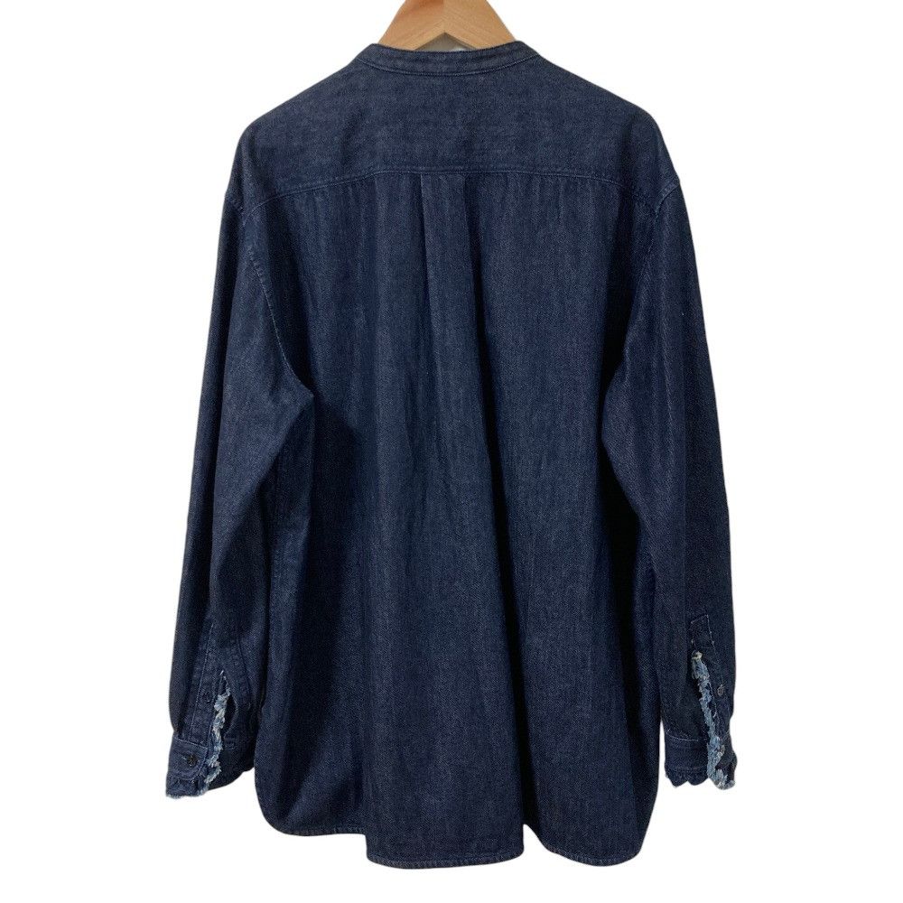 Other Other Drawer Cotton Silk Denim Frill Shirt Textile Tops 6511-299-0573 DUTY FREE for USA Size ONE SIZE - 2 Thumbnail