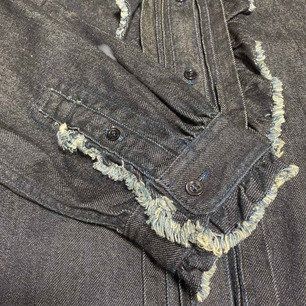 Other Other Drawer Cotton Silk Denim Frill Shirt Textile Tops 6511-299-0573 DUTY FREE for USA Size ONE SIZE - 9 Thumbnail