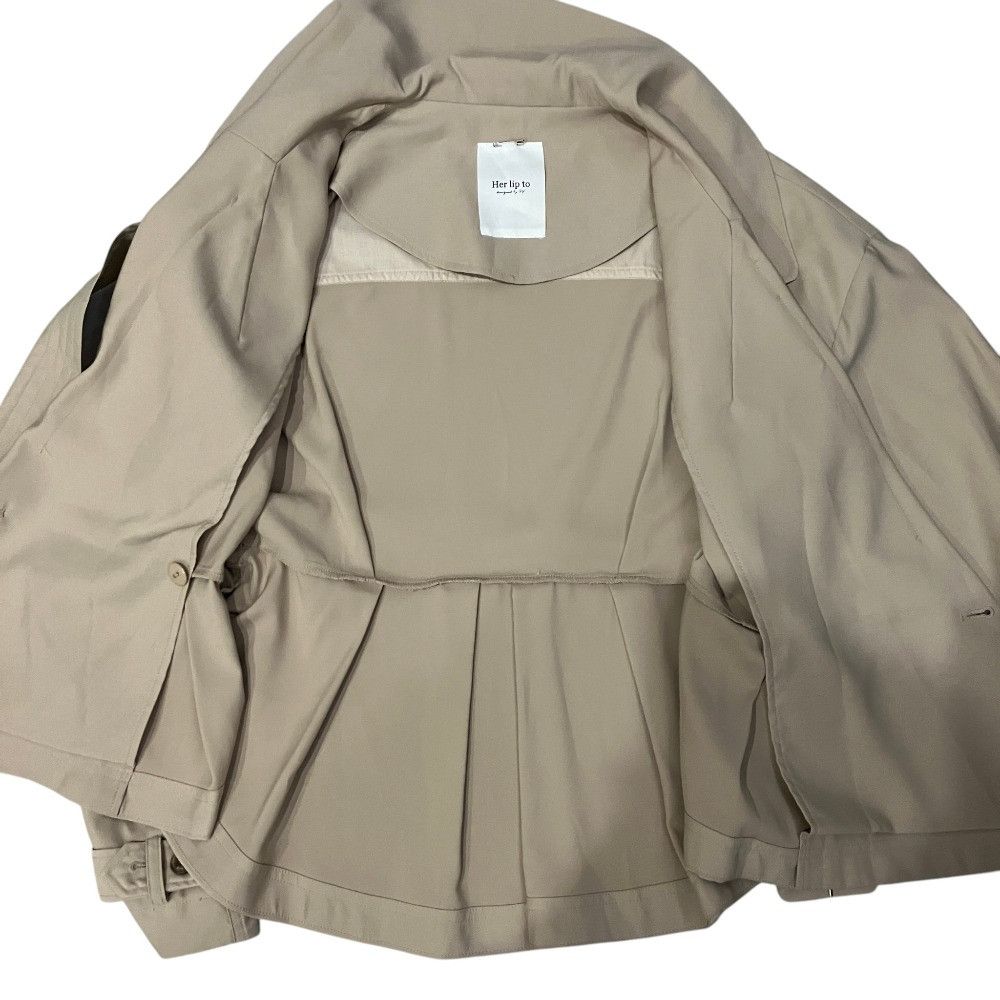 Other Other Herlipto Everyday Belted Trench Jacket Coat Textile Outerwear 1223307041 DUTY FREE for USA Size ONE SIZE - 3 Thumbnail