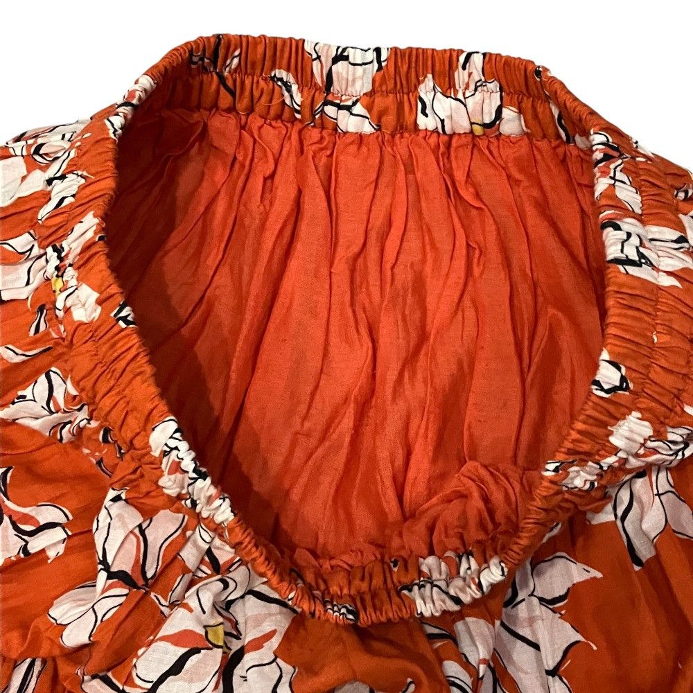 Other Other MARIHA Flower Gather Long Skirt Textile Skirts DUTY FREE for USA Size ONE SIZE - 3 Thumbnail