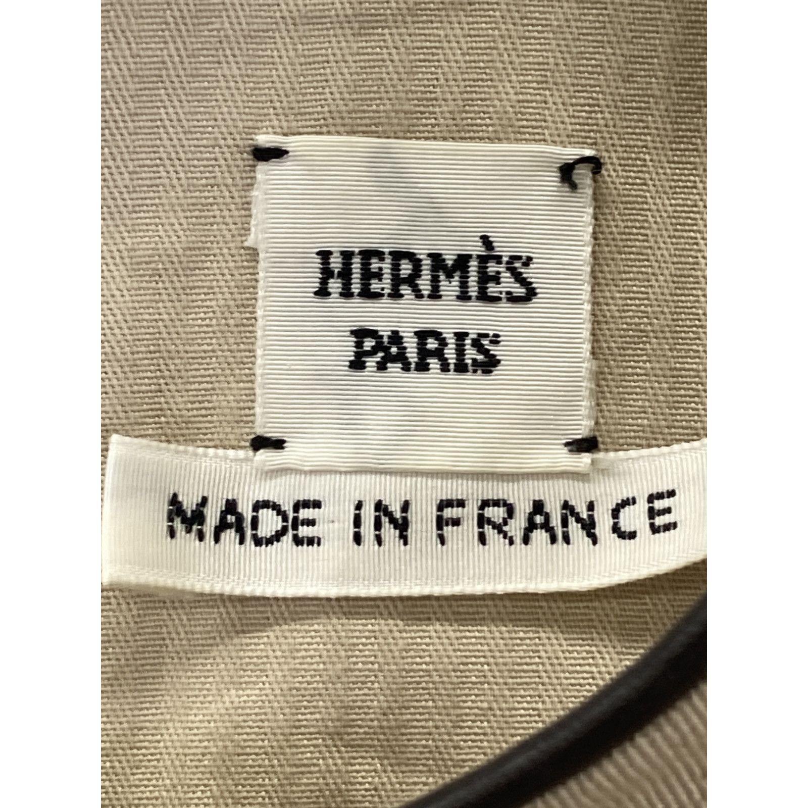 Hermes Hermes Hermes Cotton Leather Sleeveless Dress 36 Textile Dresses DUTY FREE for USA Size ONE SIZE - 3 Thumbnail