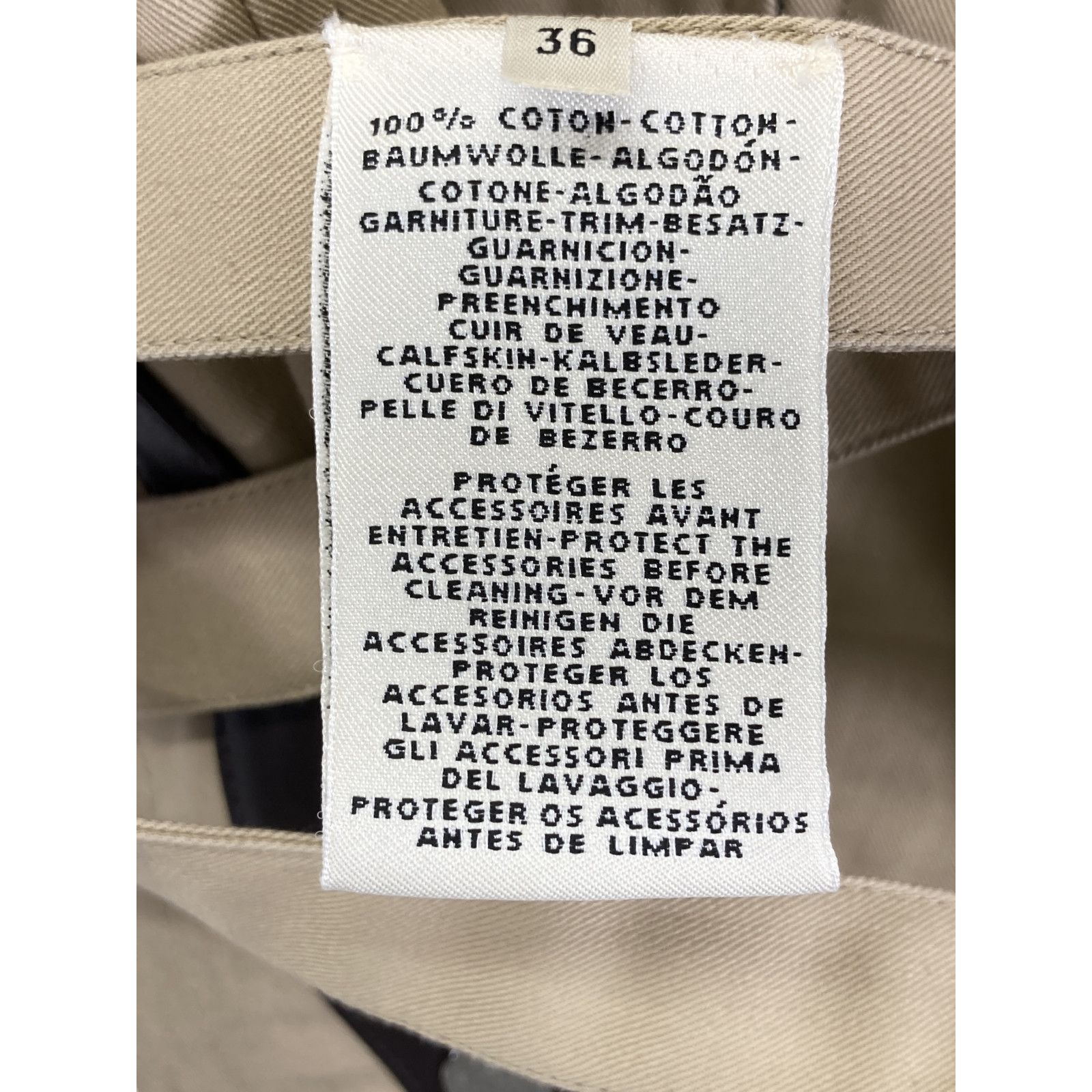 Hermes Hermes Hermes Cotton Leather Sleeveless Dress 36 Textile Dresses DUTY FREE for USA Size ONE SIZE - 4 Thumbnail