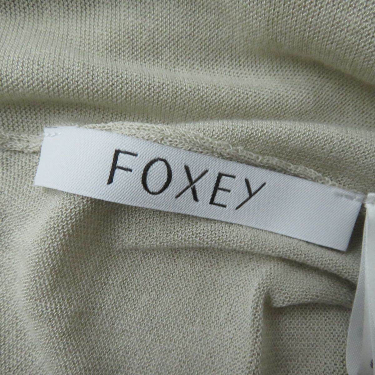 Other Other FOXEY Silk Cotton Cardigan Textile Tops 38701 DUTY FREE for USA Size ONE SIZE - 7 Thumbnail