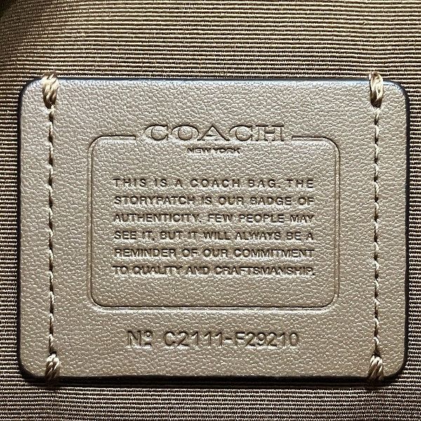 Coach Coach Coach Signature Coated Canvas Shoulder Bag Plastic / Synthetic Shoulder Bag F29210 DUTY FREE for USA Size ONE SIZE - 4 Thumbnail