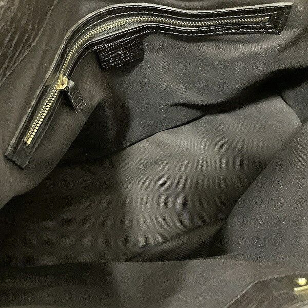 Gucci Gucci Gucci GG Canvas Tote Bag Leather Tote Bag 137385 DUTY FREE for USA Size ONE SIZE - 6 Thumbnail
