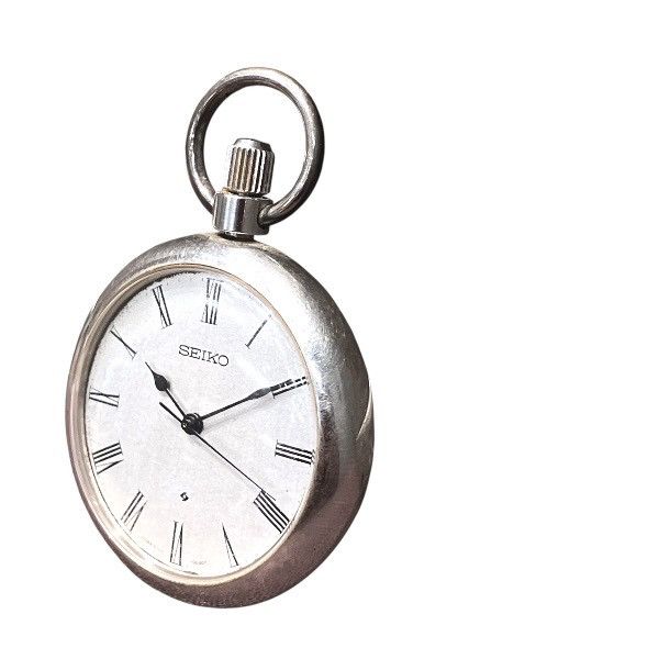 Seiko Seiko Seiko Stainless Steel Pocket Watch Metal Other 5740-0080 DUTY FREE for USA Size ONE SIZE - 2 Thumbnail