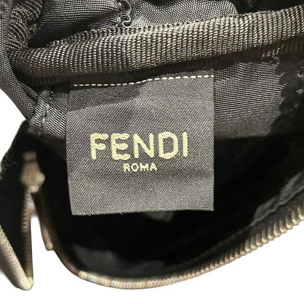 Fendi Fendi Fendi FF Pouch Small Nylon Leather Waist Bag Textile Belt Bag 7N0151ALWK DUTY FREE for USA Size ONE SIZE - 5 Thumbnail