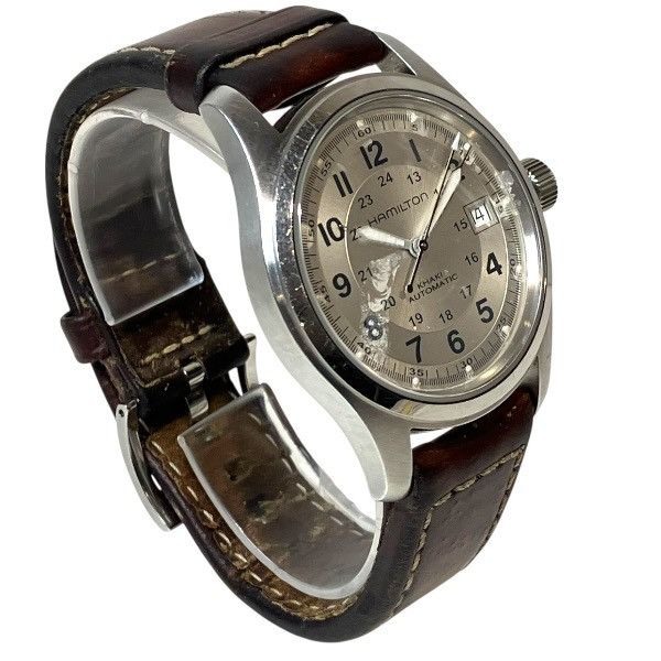 Hamilton Hamilton Hamilton Khaki Field Stainless Steel Mens Wristwatch Metal Automatic H704450 DUTY FREE for USA Size ONE SIZE - 3 Thumbnail