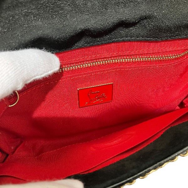 Christian Louboutin Christian Louboutin Christian Louboutin Riviera Patent Leather 2way Bag Leather Clutch Bag 3101024 DUTY FREE for USA Size ONE SIZE - 6 Thumbnail