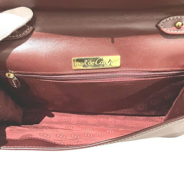 Cartier Cartier Cartier Must Leather Shoulder Bag Leather Shoulder Bag DUTY FREE for USA Size ONE SIZE - 5 Thumbnail