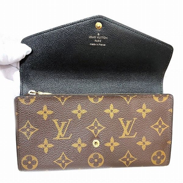 Louis Vuitton Louis Vuitton Louis Vuitton Sarah Monogram Giant Wallet Textile Long Wallet M80726 DUTY FREE for USA Size ONE SIZE - 3 Thumbnail