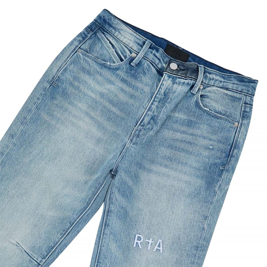 Rta Denis Flared Denim Medium Blue Jeans Size US 28 / EU 44 - 3 Thumbnail