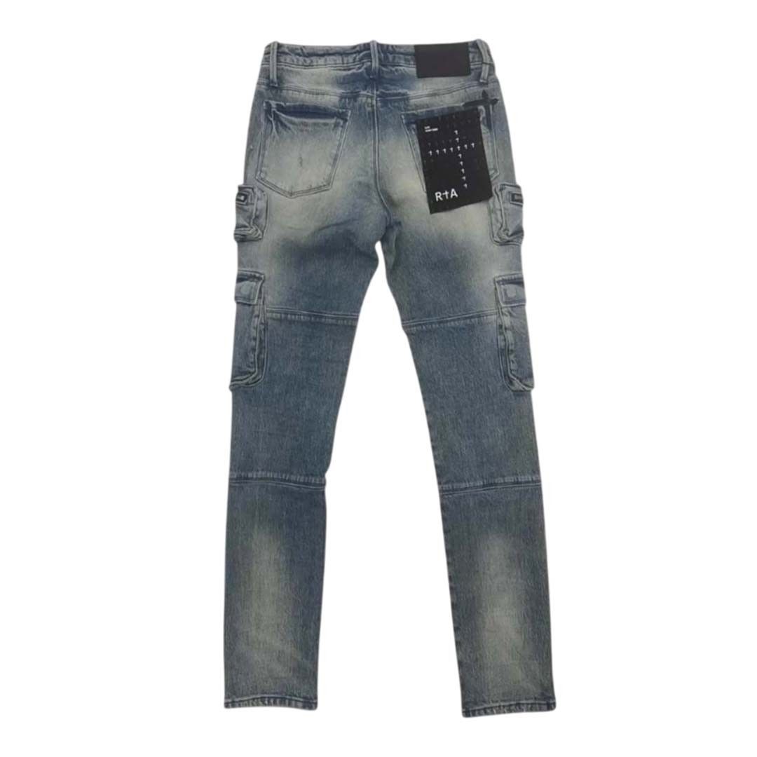 Rta Slate Muddy Sky Cargo Jeans Size US 30 / EU 46 - 2 Thumbnail