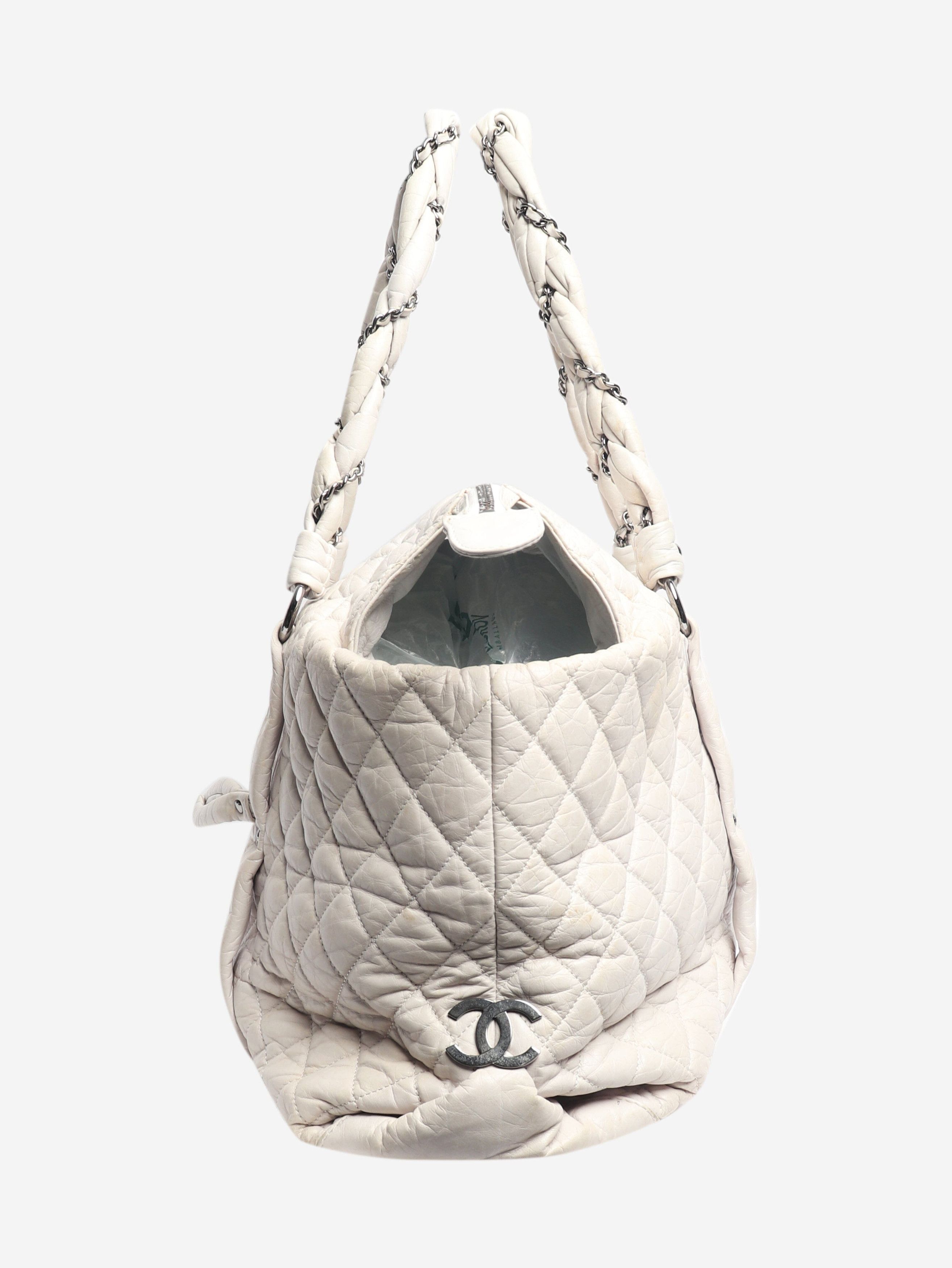 Chanel White vintage 2005 quilted leather tote Size ONE SIZE - 2 Thumbnail