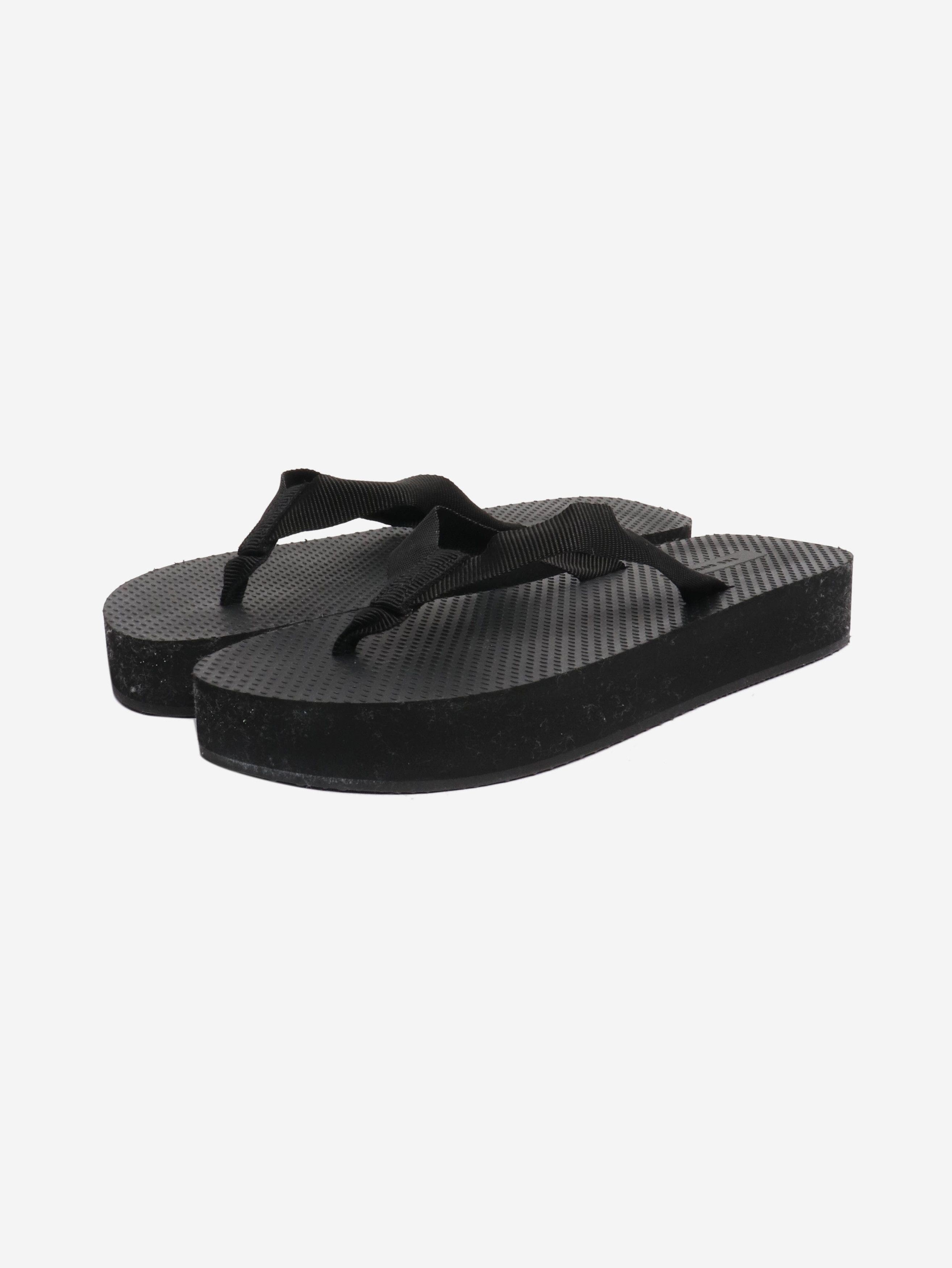 The Row Black platform flip flops - EU 38 Size US 7.5 / IT 37.5 - 2 Thumbnail