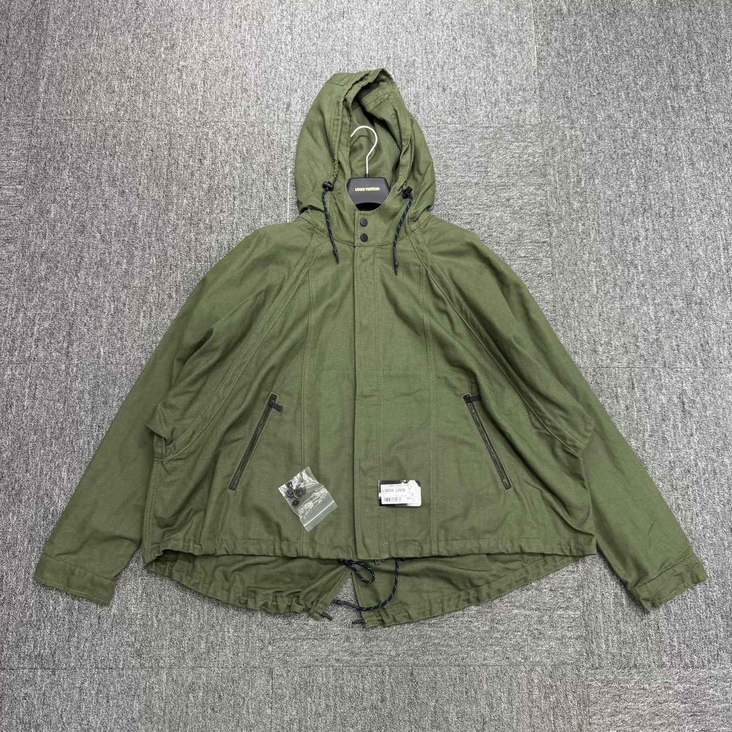 Emporio Armani Emporio Armani Hooded Cotton Jacket Size L Size US L / EU 52-54 / 3 - 2 Thumbnail