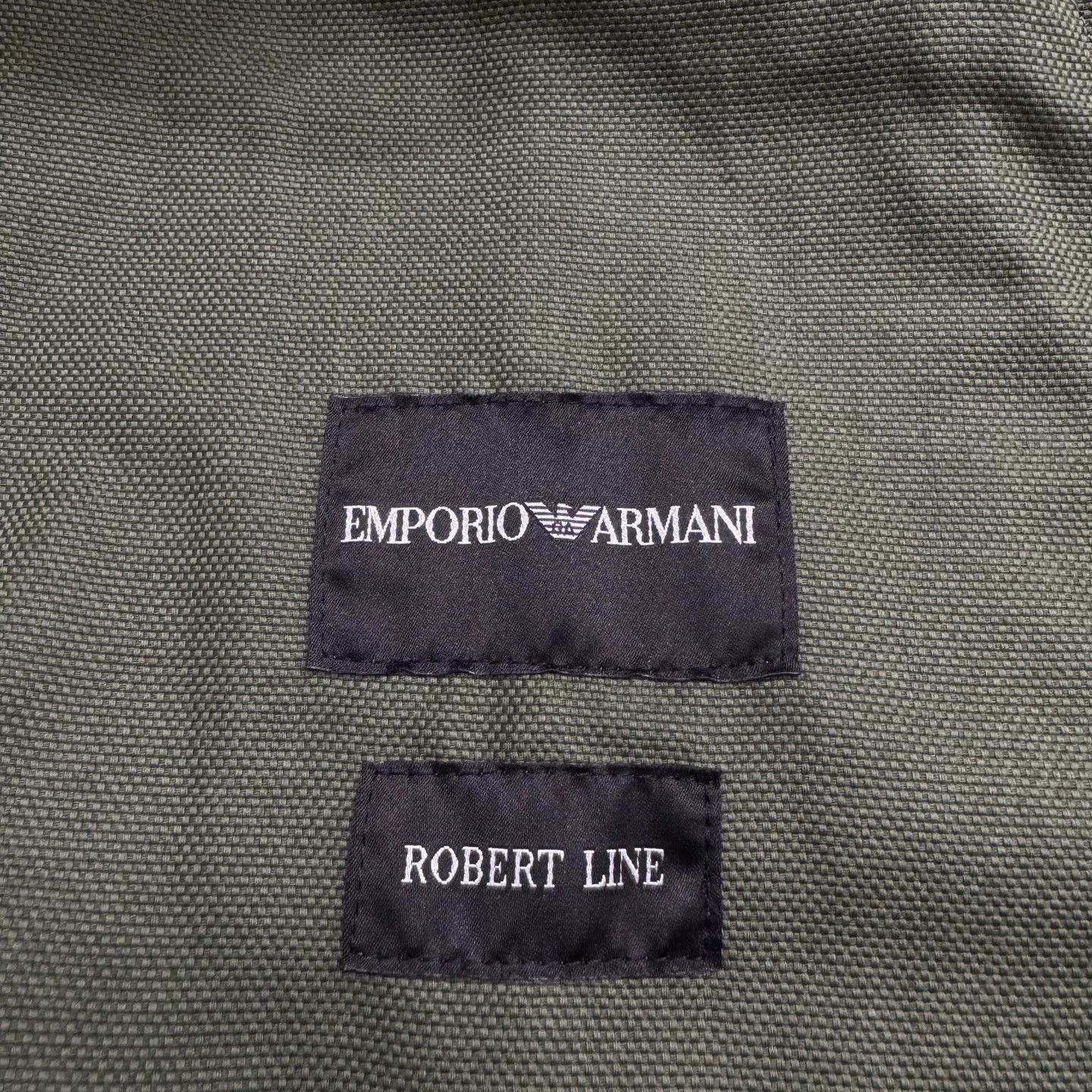 Emporio Armani Emporio Armani Hooded Cotton Jacket Size L Size US L / EU 52-54 / 3 - 3 Thumbnail