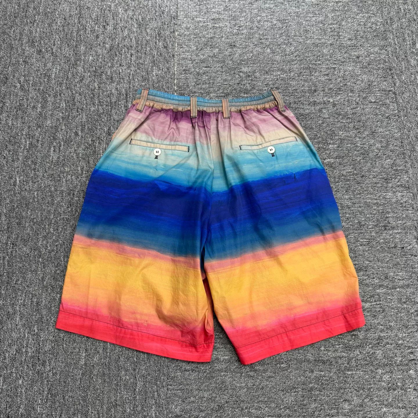 Marni Marni Gradient Striped Shorts Size 28 Size US 28 / EU 44 - 7 Thumbnail