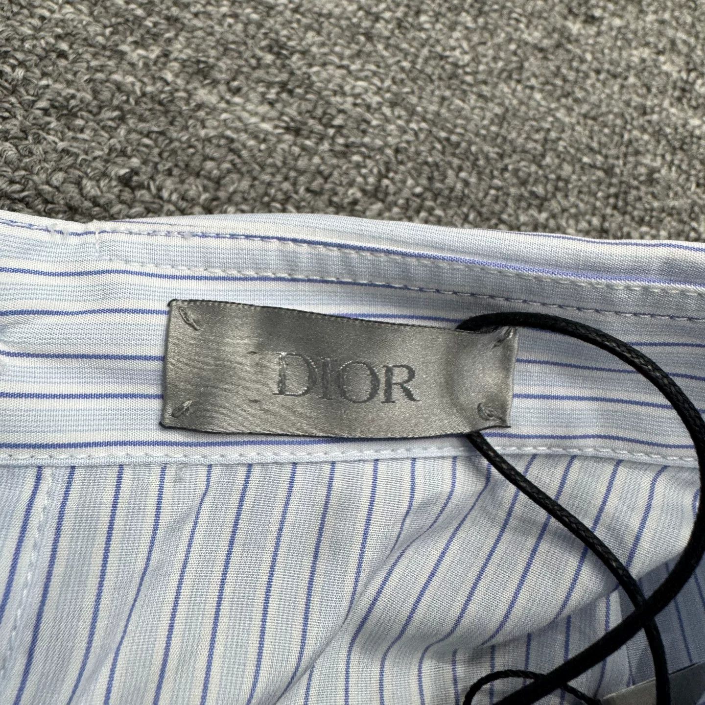 Dior Dior Striped Button Up Shirt Size L Size US L / EU 52-54 / 3 - 3 Thumbnail