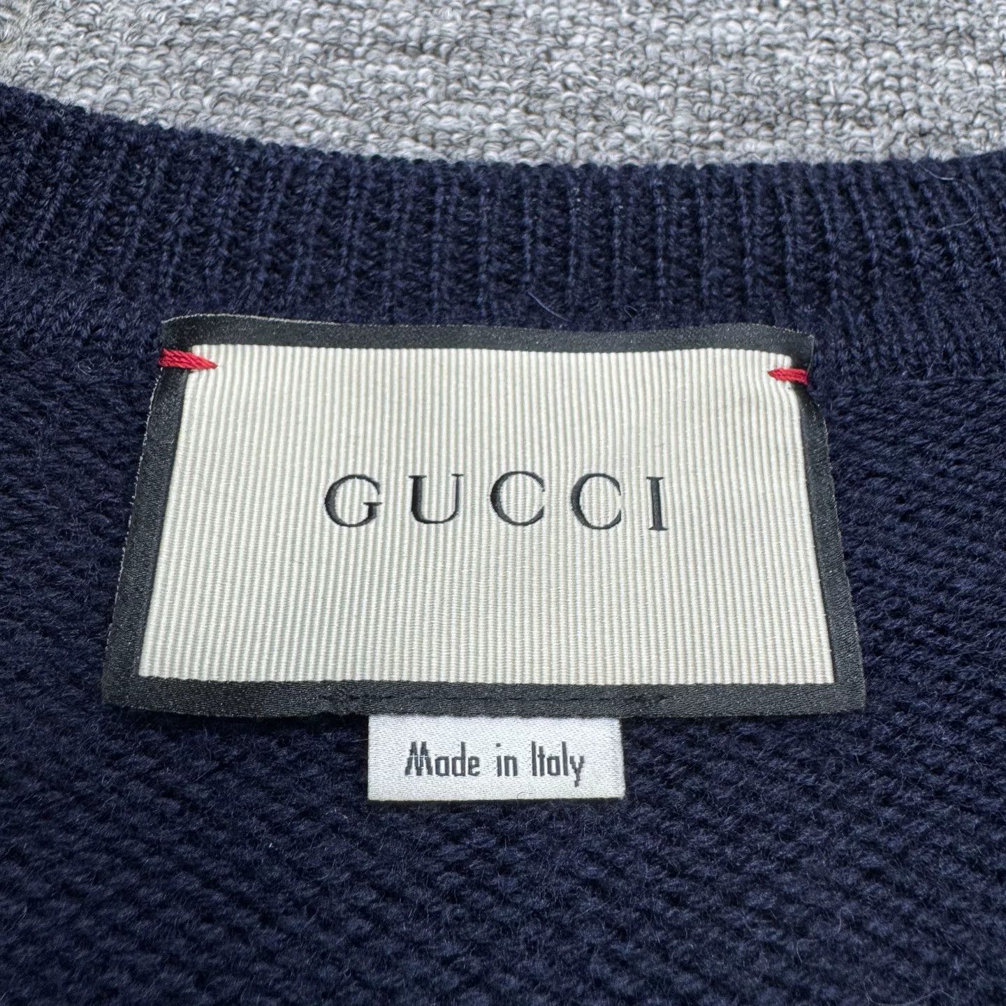 Gucci Gucci Panther Embroidered Sweater Size M Size US M / EU 48-50 / 2 - 3 Thumbnail