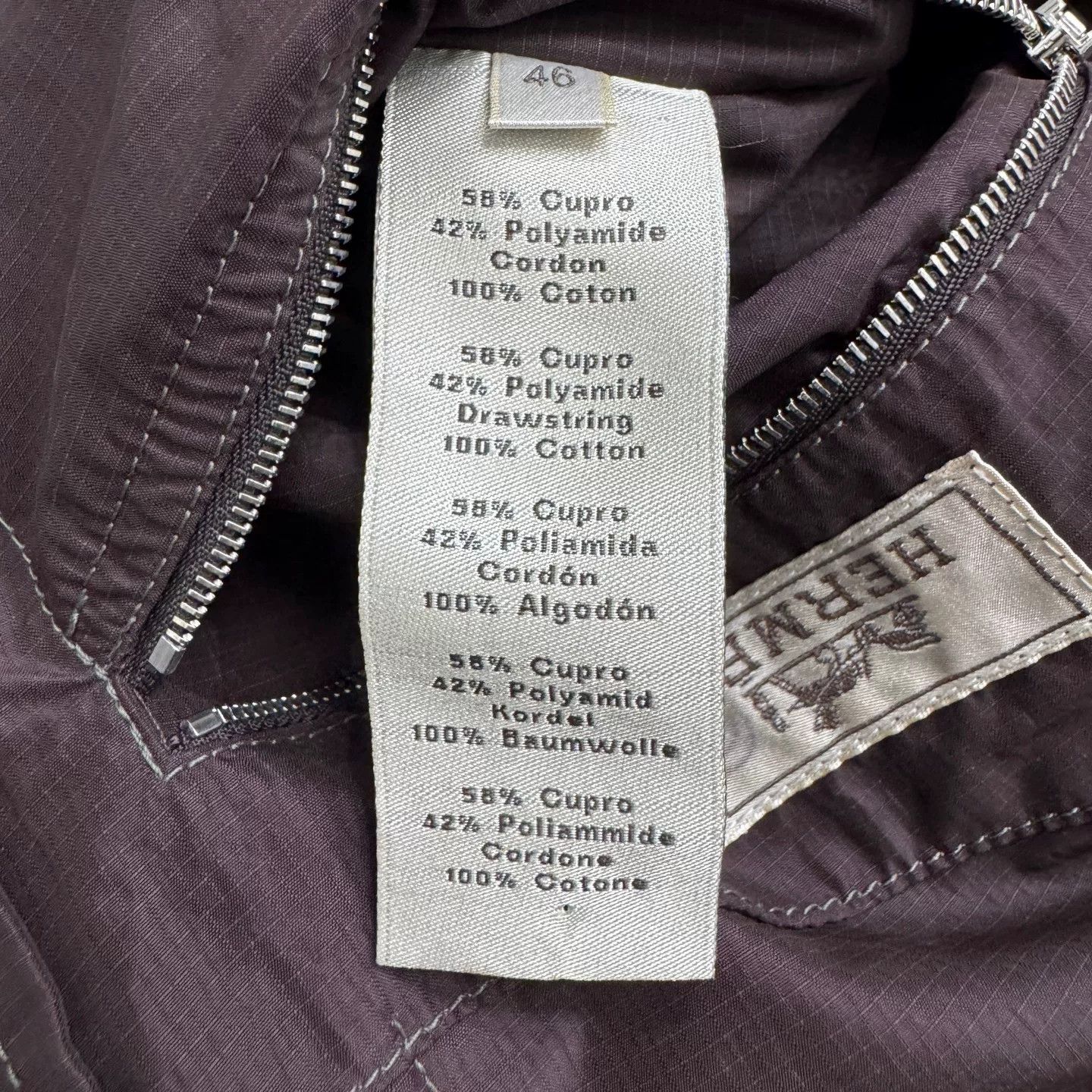 Hermes Hermès Hooded Light Jacket Brown Size S Size US S / EU 44-46 / 1 - 4 Thumbnail