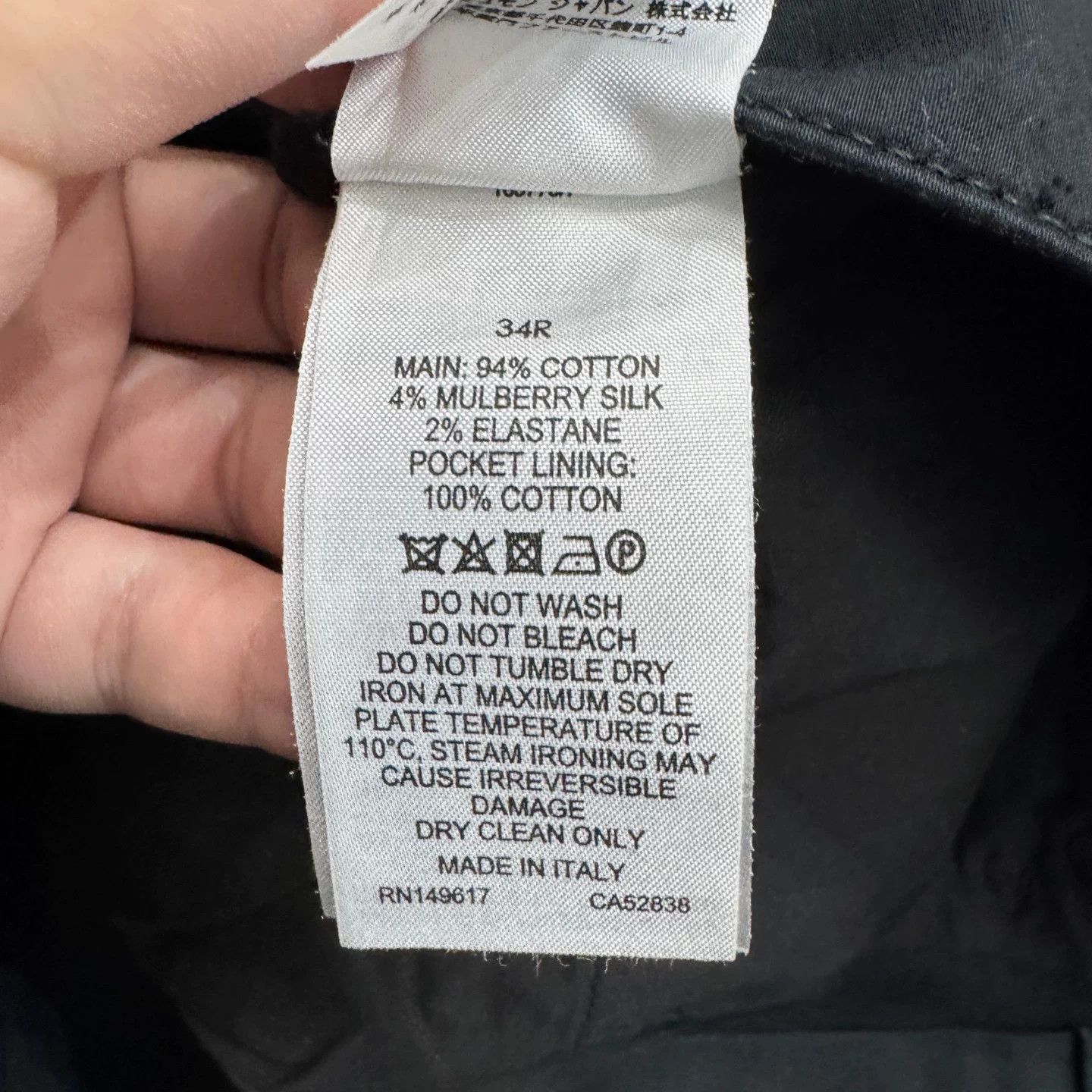 Alfred Dunhill Dunhill Cotton Silk Blend Casual Pants Size 34 Size US 34 / EU 50 - 5 Thumbnail