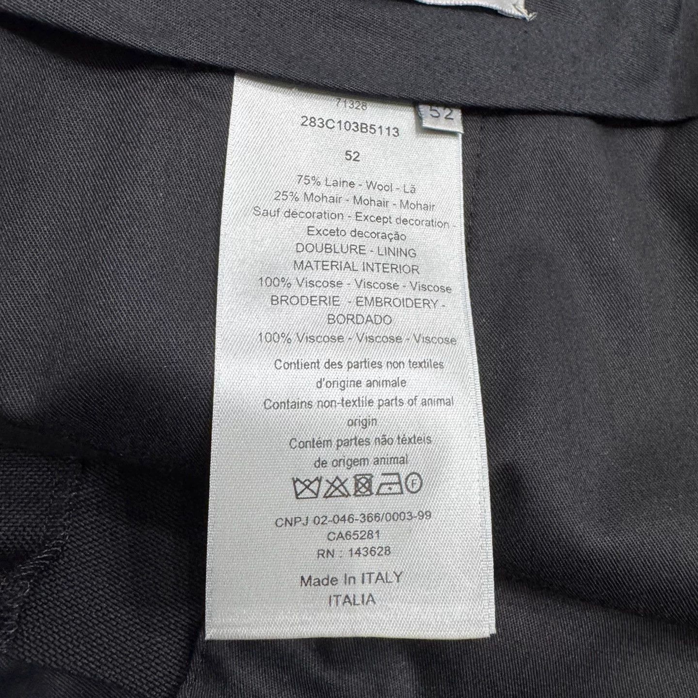 Dior Dior x Travis Scott Wool Trousers US 36 Size US 36 / EU 52 - 4 Thumbnail