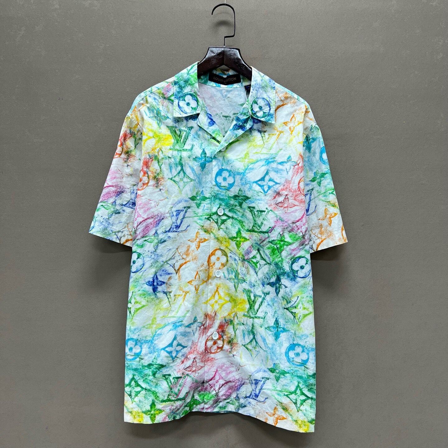 Louis Vuitton Louis Vuitton Watercolor Monogram Short Sleeve Shirt XS Size US XS / EU 42 / 0 - 2 Thumbnail