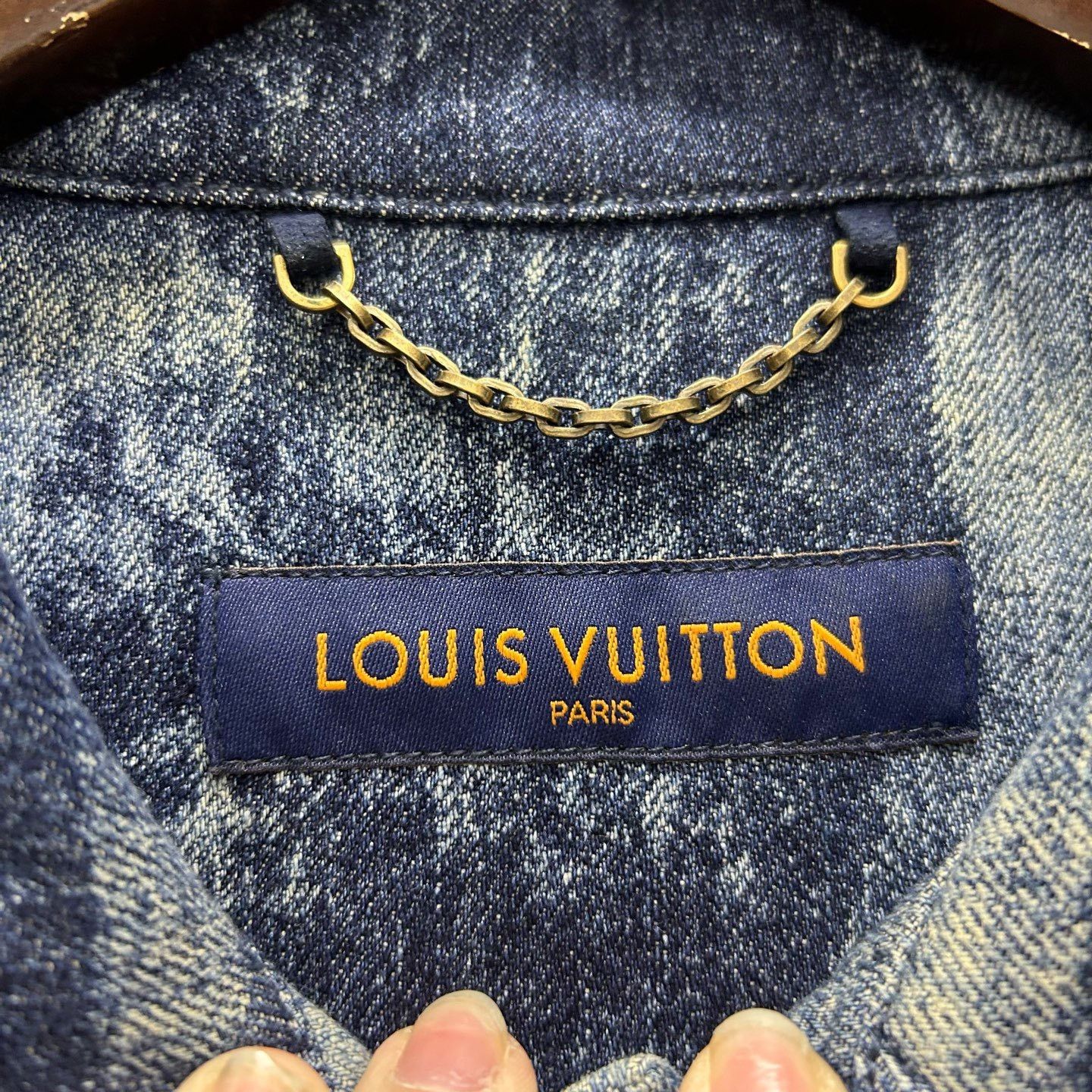 Louis Vuitton Louis Vuitton Damier Denim Shirt Size XS Size US XS / EU 42 / 0 - 4 Thumbnail